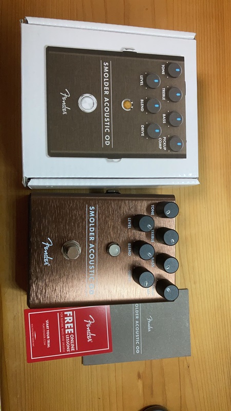 Fender smolder acoustic overdriveの画像